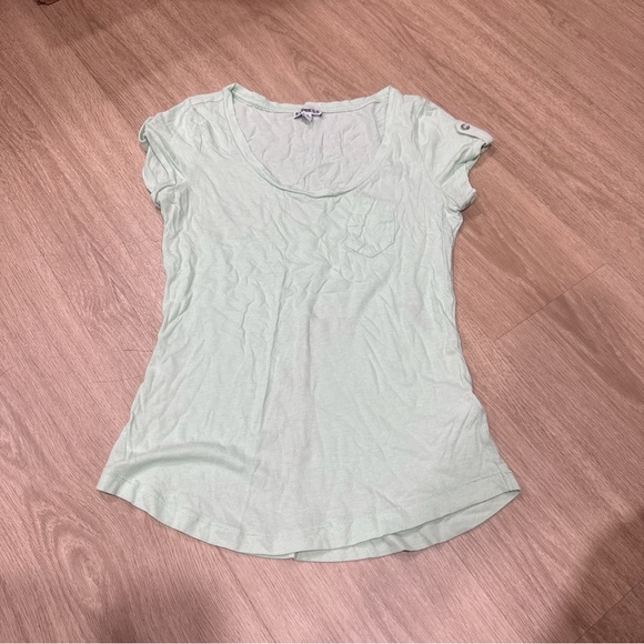 Express Mint Green Short Sleeve Tee - Picture 1 of 2